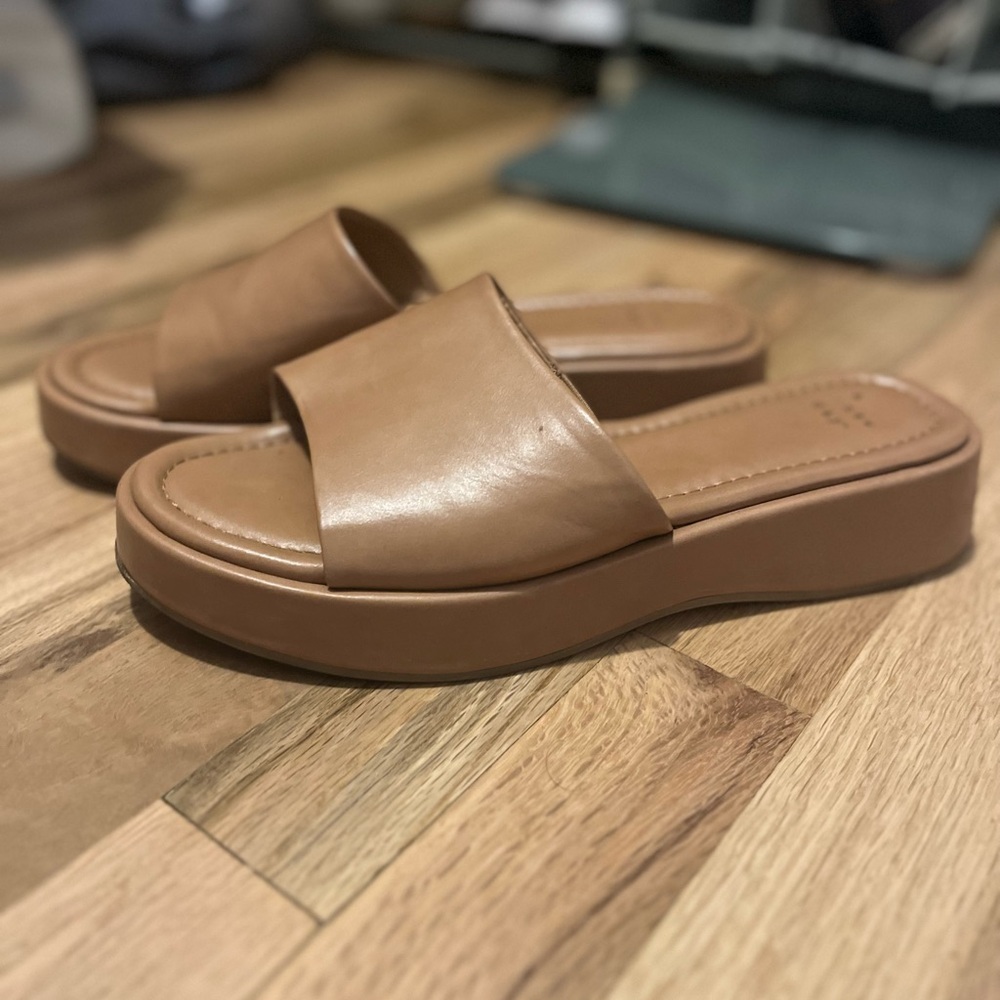 A New Day Tan Platform Sandals